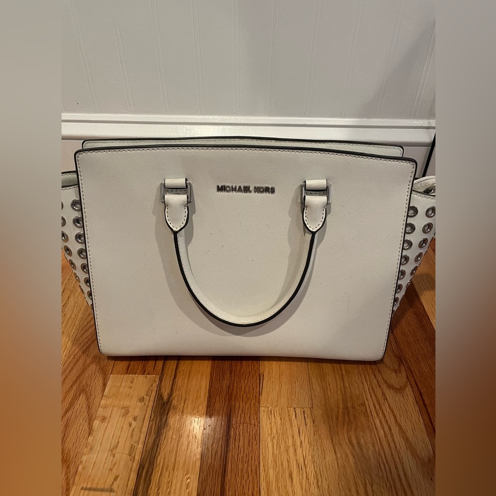 Michael Kors large white bag
